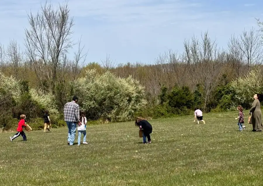 Easter egg hunt at New Life Assembly